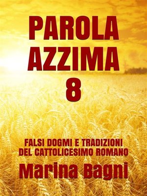 cover image of Parola Azzima 8
